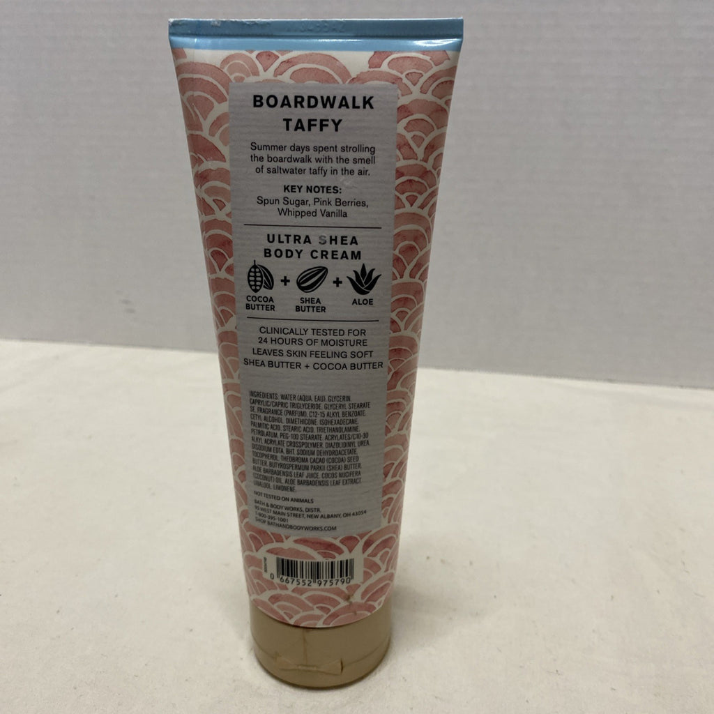 Bath & Body Works BOARDWALK TAFFY  24-Hours Moisture Ultra Shea Body Cream 8 oz