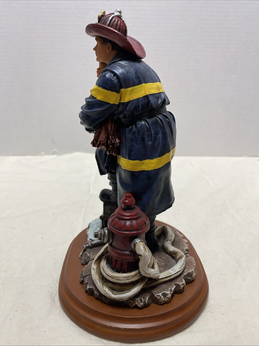 Firefighter Vanmark Hero Red Hats of Courage Figurine 1997 Fireman  No Box