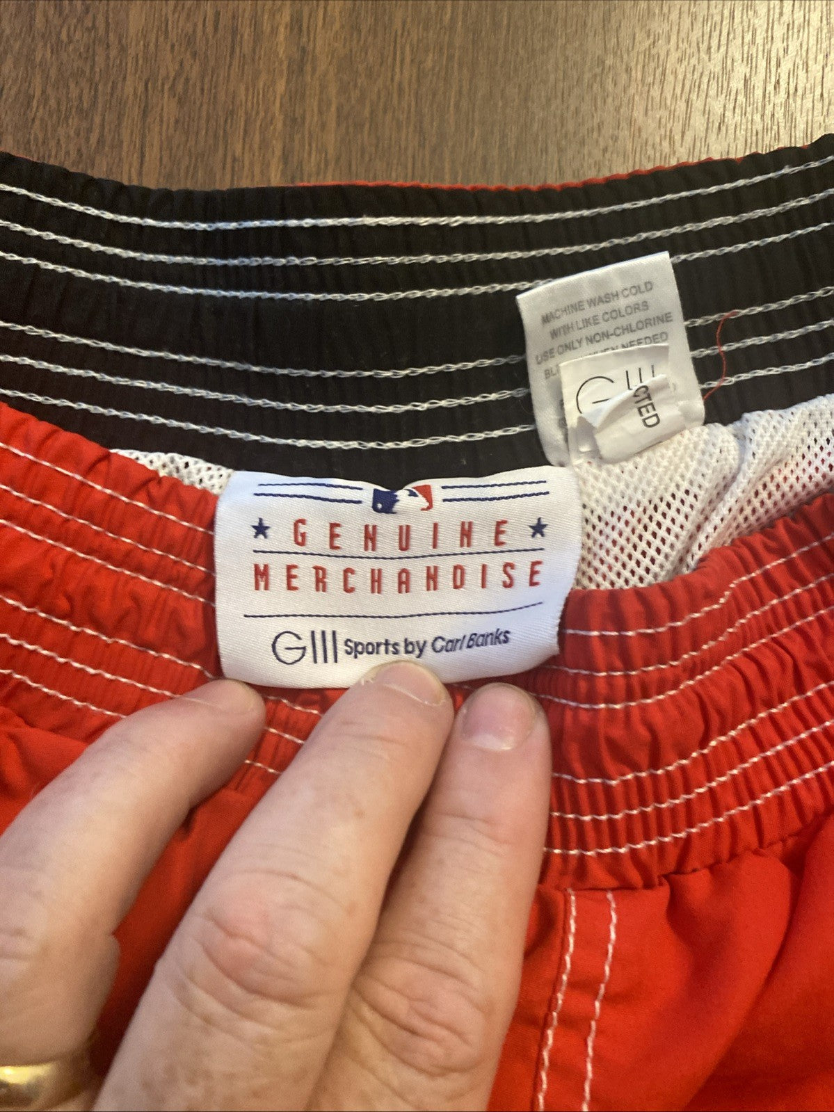 MLB Cincinnati Reds Swimming Trunks size extra large