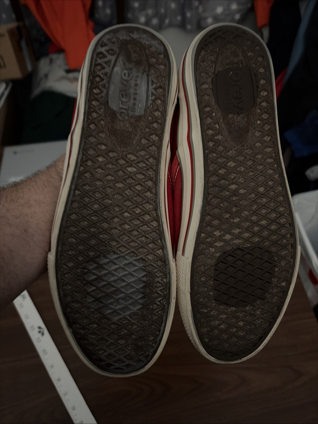 Ohio State Buckeyes Embroidered Canvas Slip On Shoes Men’s Size 10