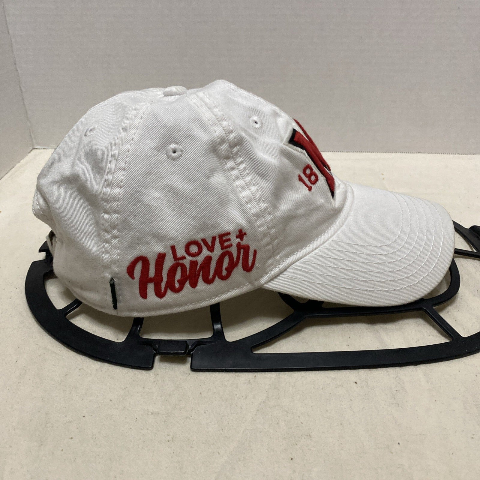 Vintage Miami University Redhawks Hat Baseball College Legacy White OSFA