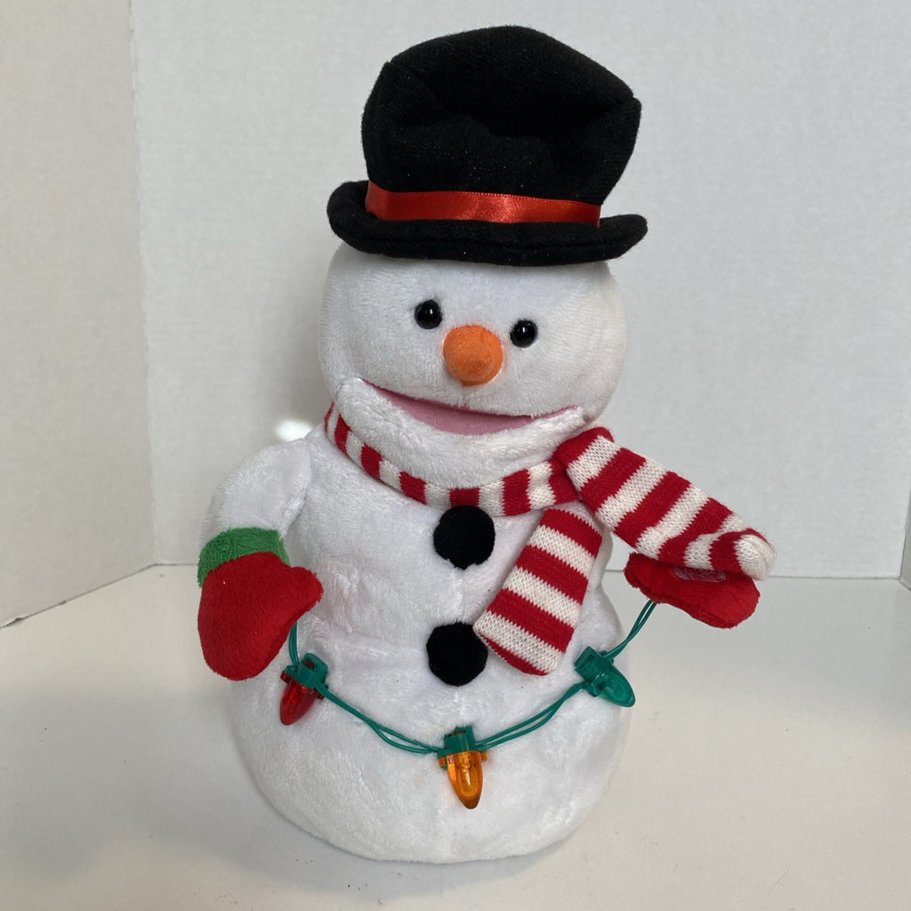 Giggles International Animated Singing Snowman Sings A lot Like Christmas Theme
