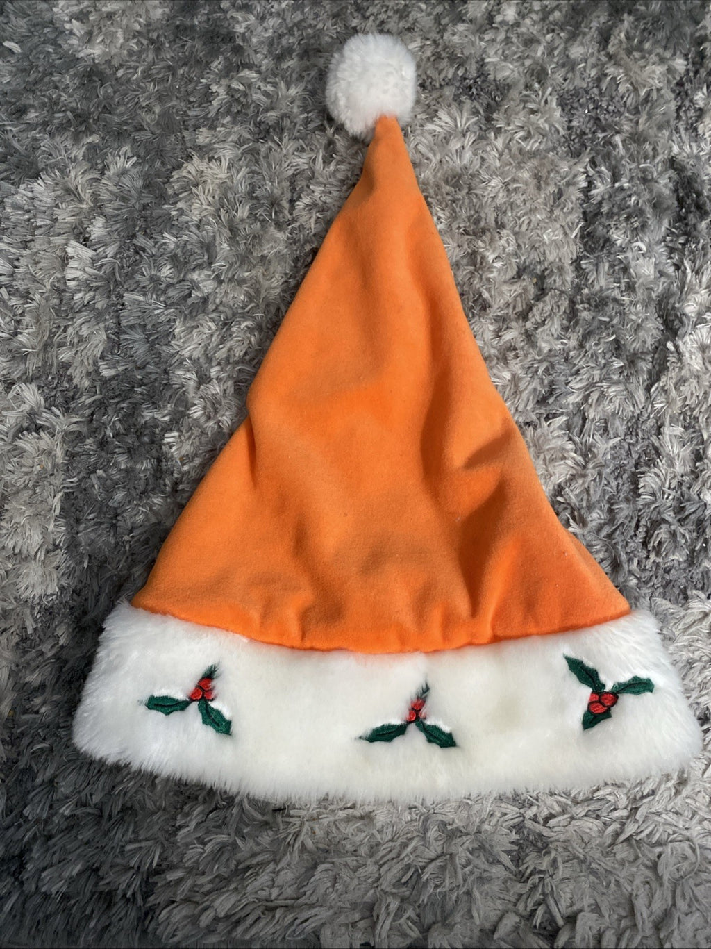 VTG, "CLEVELAND BROWNS," Brown/White NFL XMAS Cap, (12" x 16") Pre-Owned