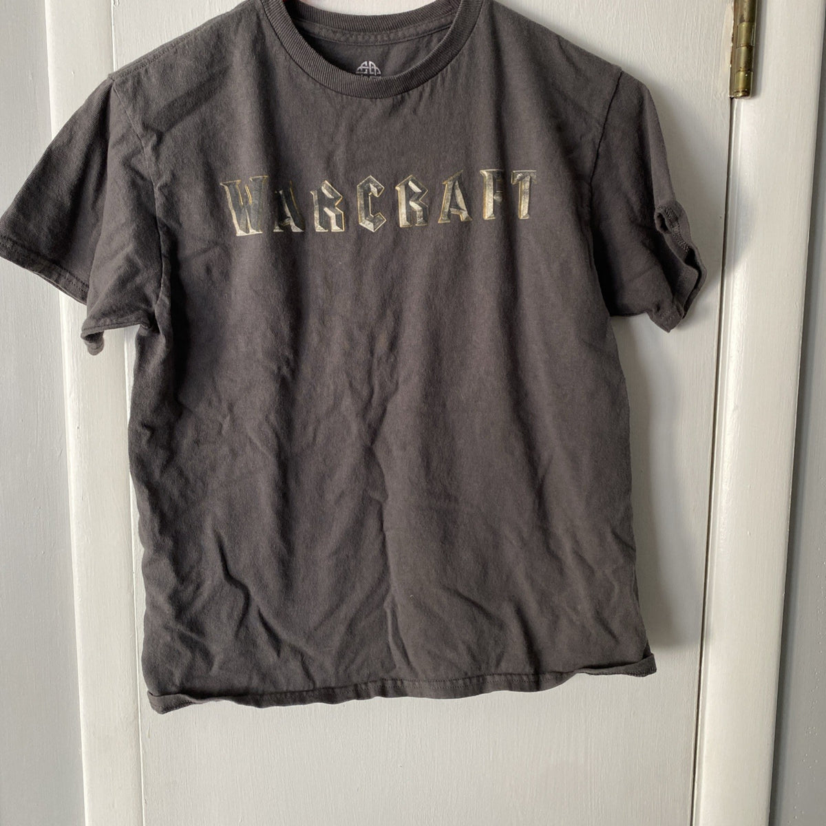 Blizzard Warcraft Tee Teen’s Cotton T Shirt Large PC Gamer Logo Fan Gear Y2k