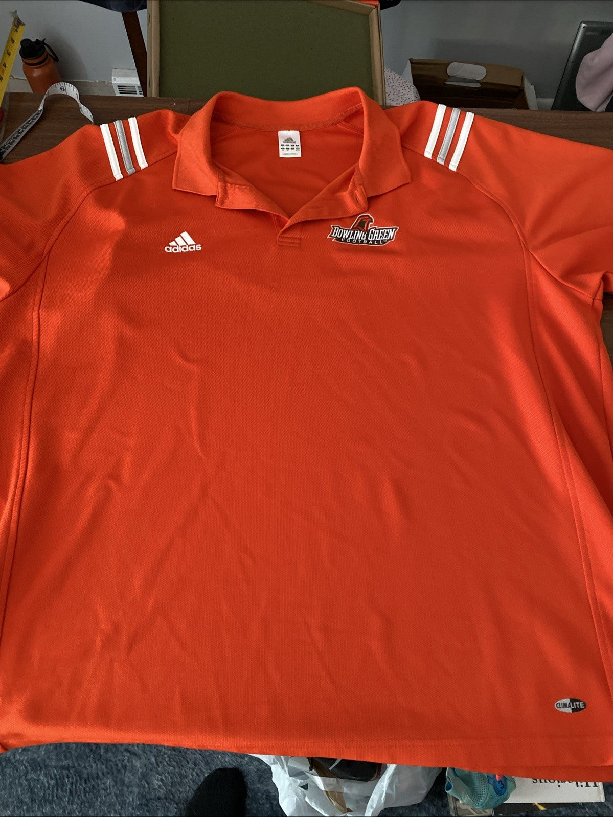 Adidas 3XL golf polo Bowling Green State University football shirt
