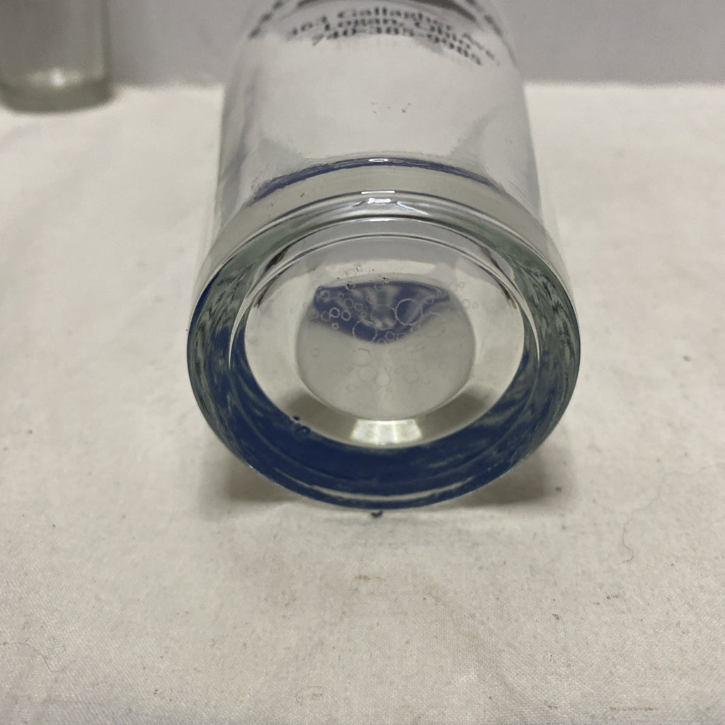BUD LIGHT  BEER GLASS, HEAVY GLASS 6" TALL, 14 OZS