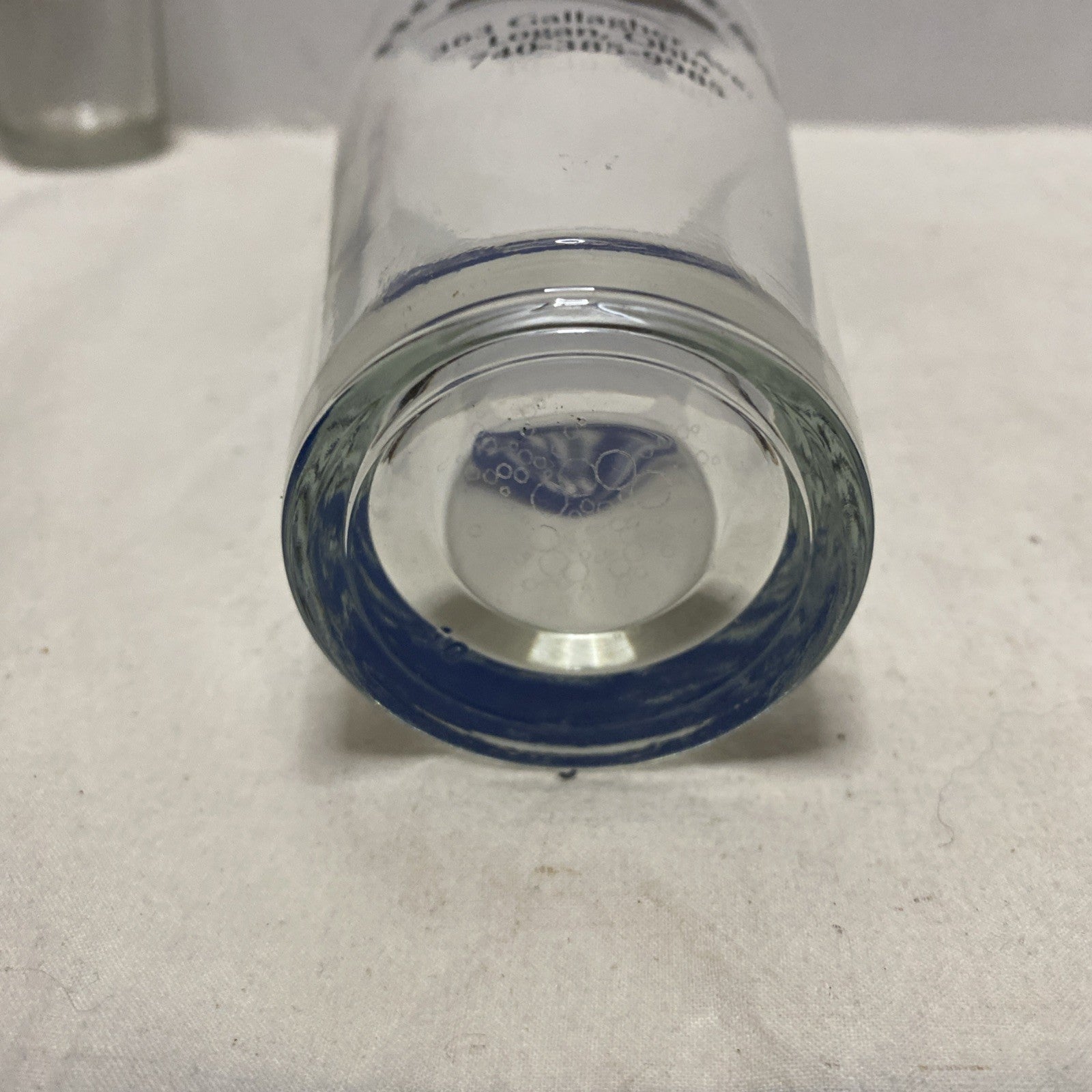 BUD LIGHT  BEER GLASS, HEAVY GLASS 6" TALL, 14 OZS