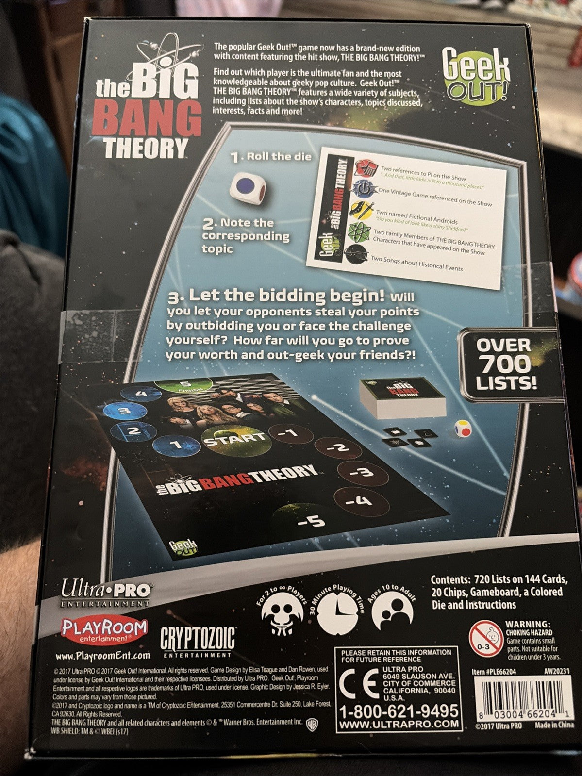 The Big Bang Theory Game Geek Out! Used