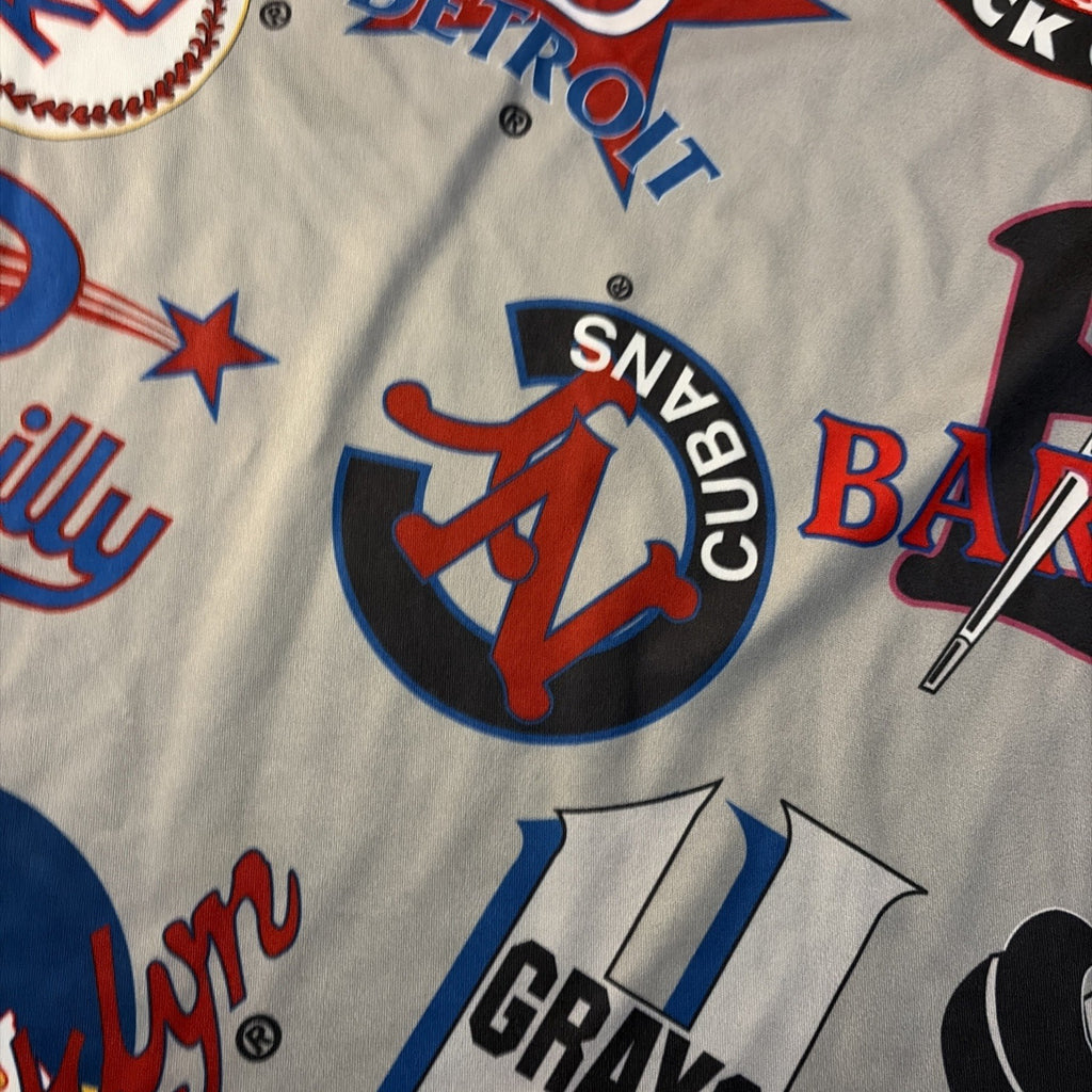 Negro Leagues Baseball Museum Mens S Short Sleeve Shirt All Over Print