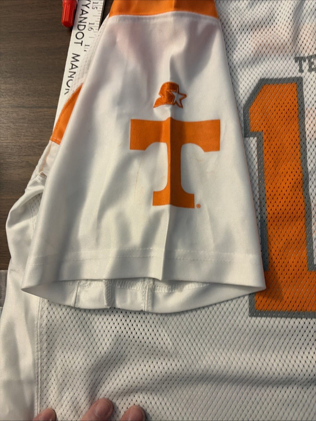 Starter Men’s XL  Tennessee Volunteer Football Jersey Number 15 White
