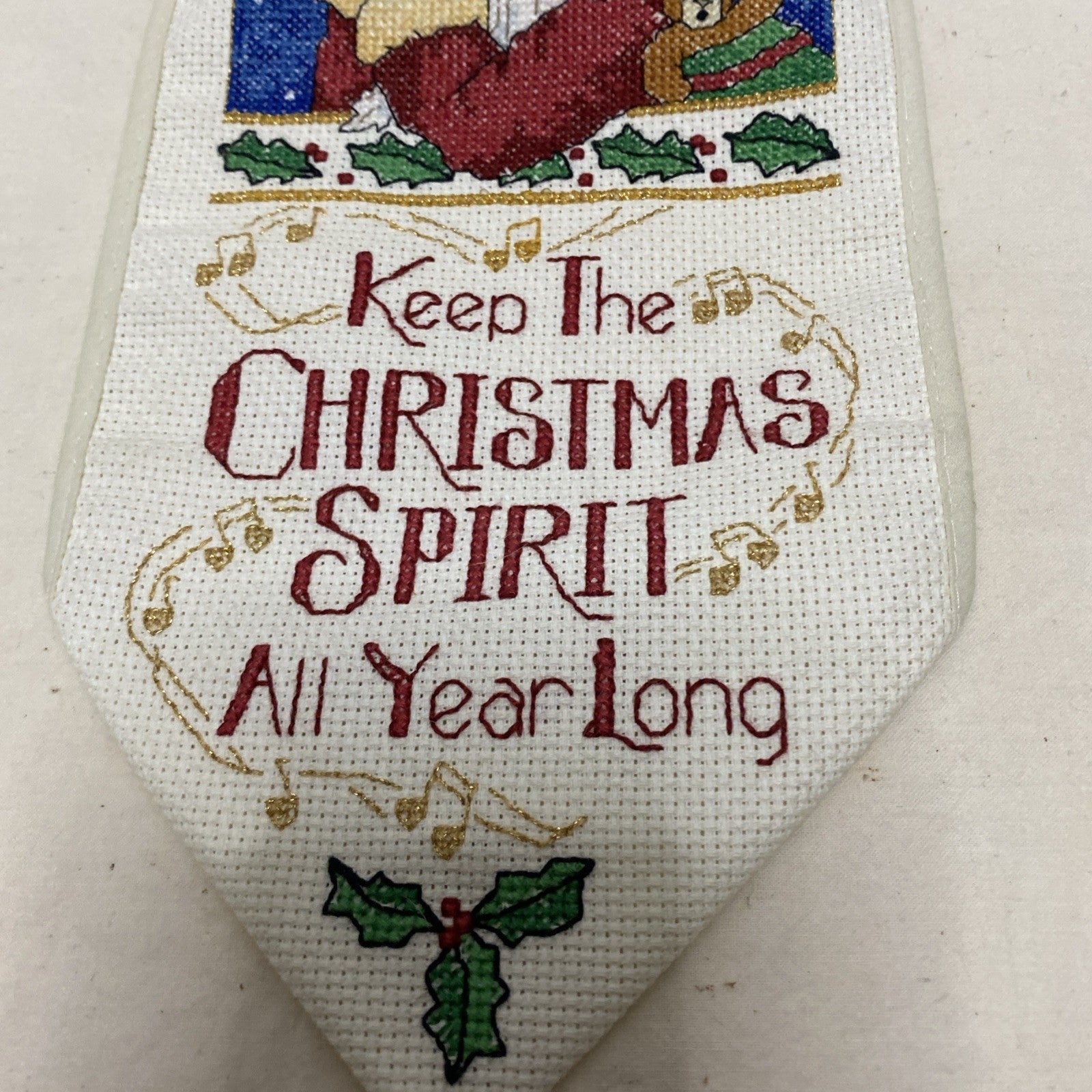 Dimensions Counted Cross Stitch Banner -Keep The Christmas Spirit All Year Long