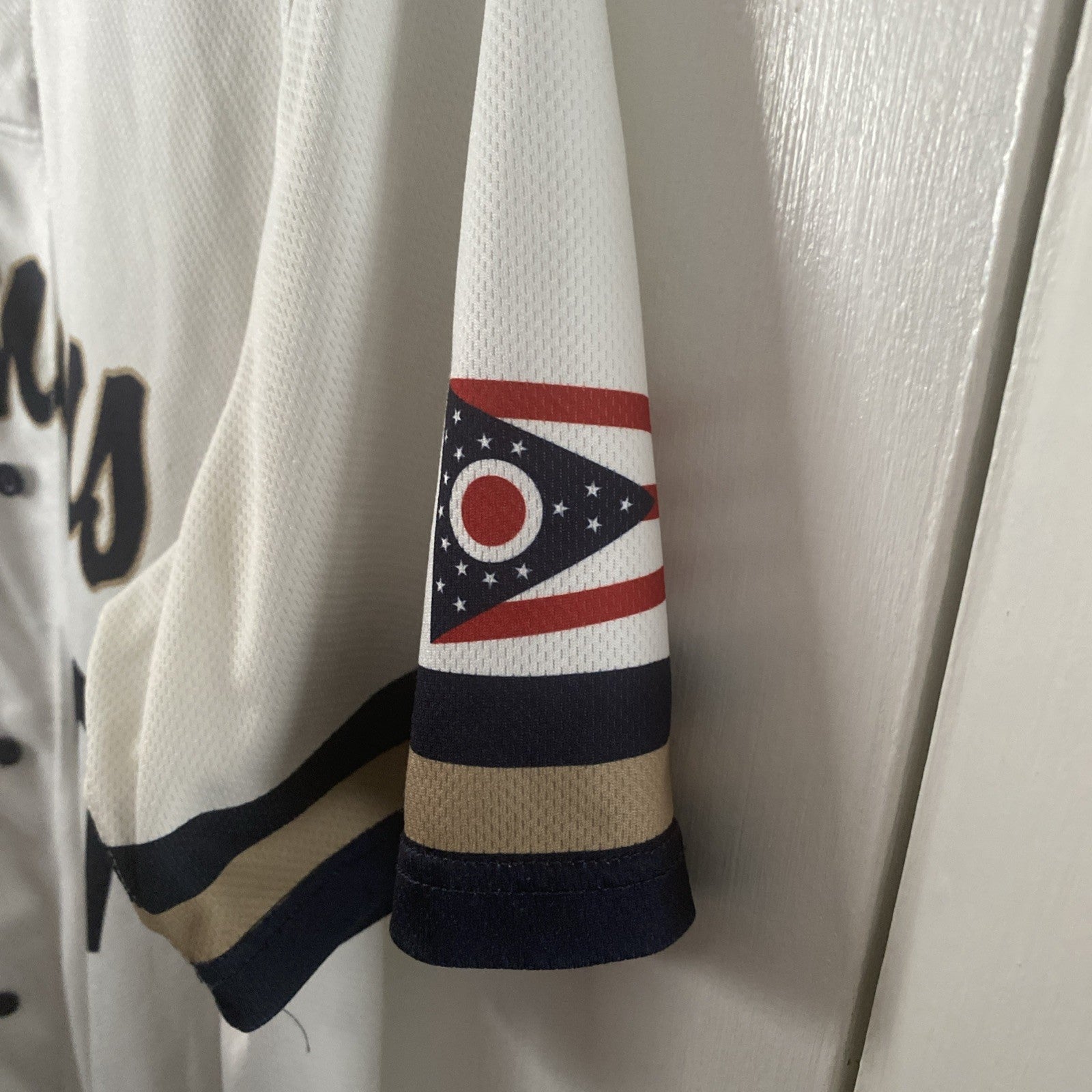 Under Armour Phenomenon Baseball Jersey With Ohio Flag On Sleeve