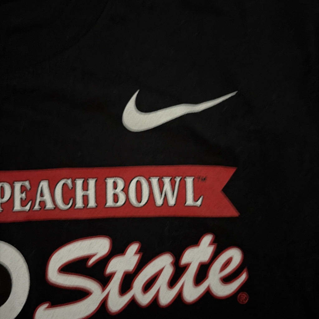 Nike 2022 Ohio State Buckeyes Peach Bowl Long Sleeve Shirt Men XL Black Football