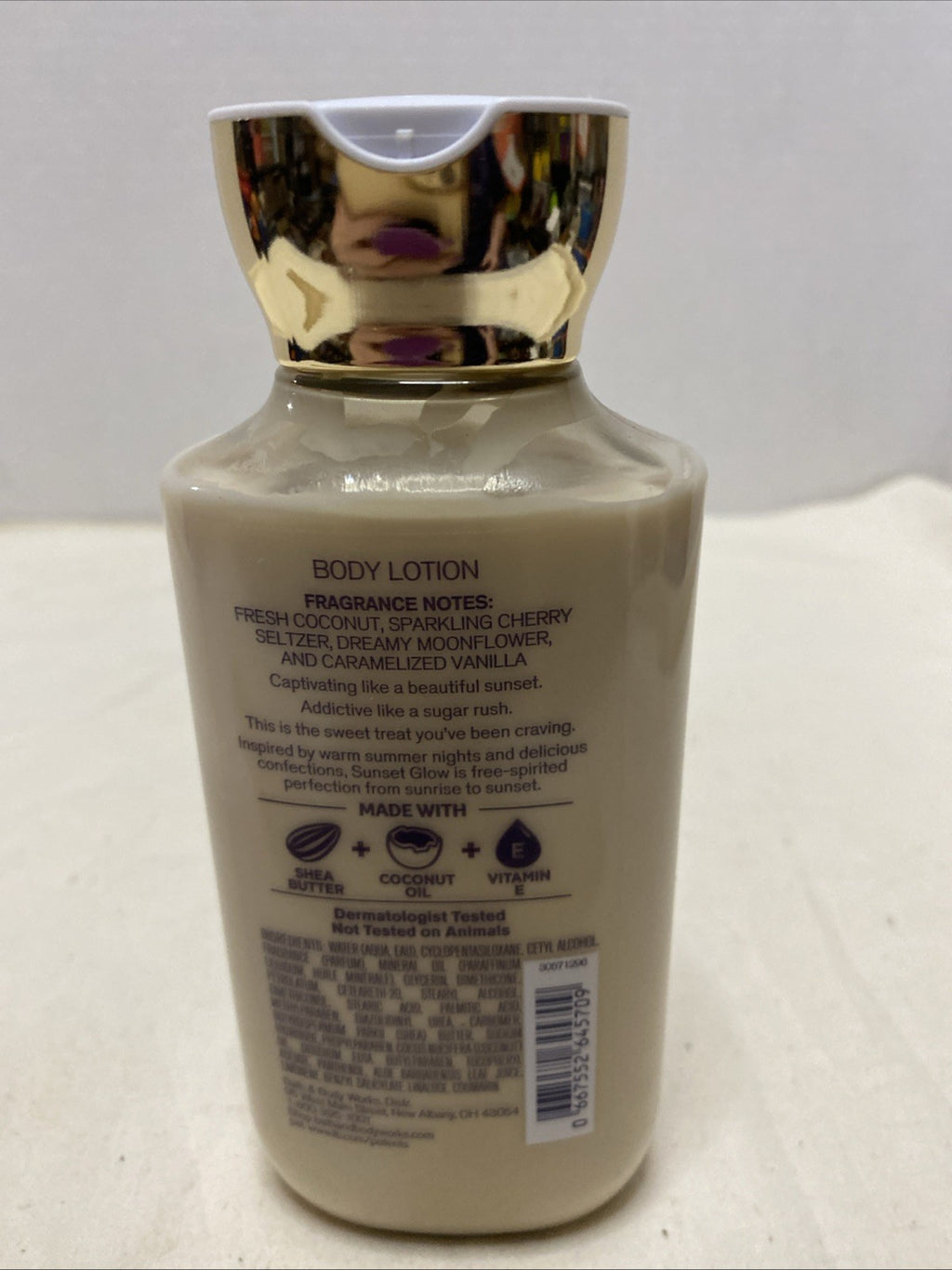 Bath & Body Works Sunset Glow Body Lotion 8 fl oz Moisturizing