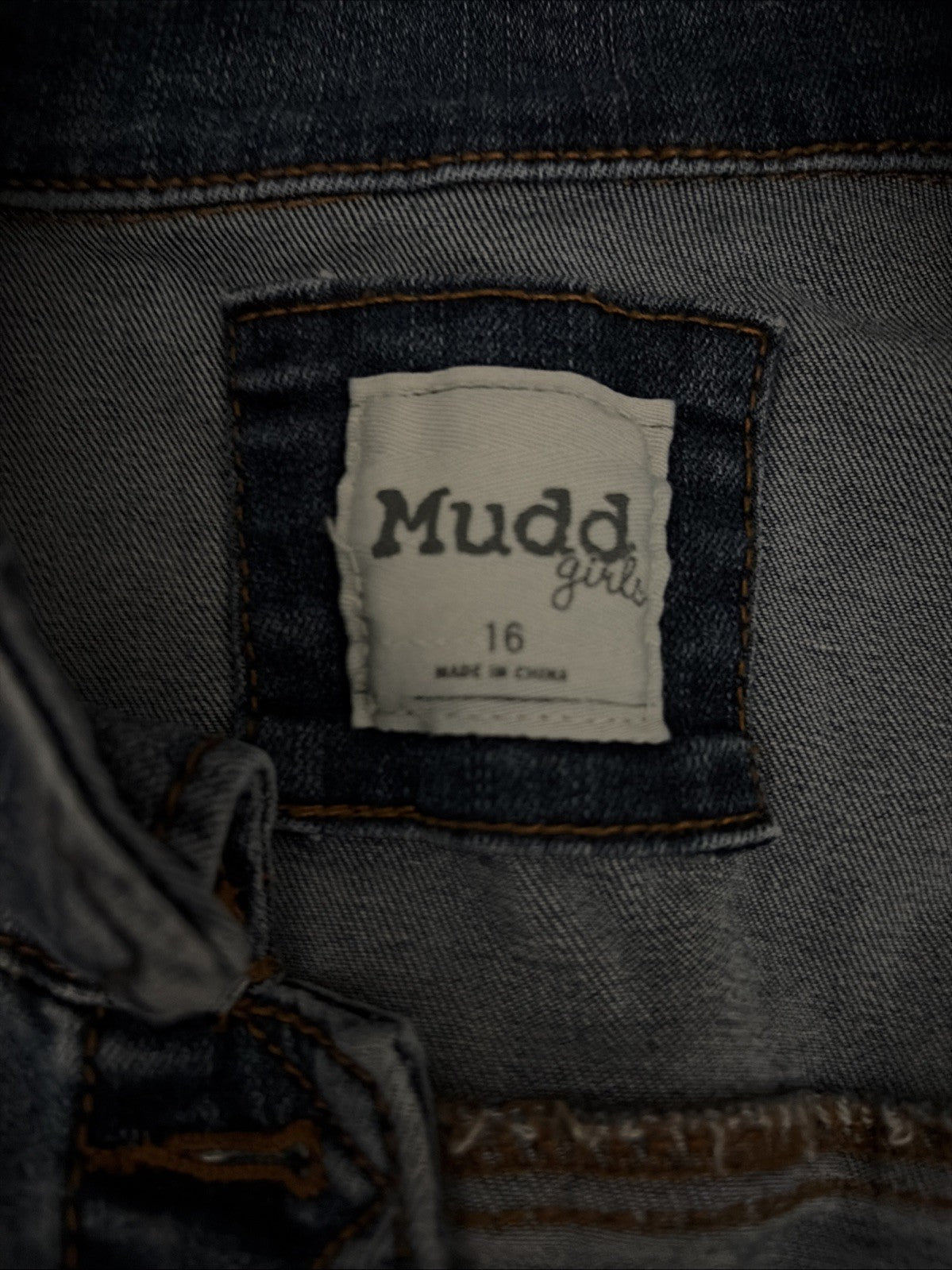 Mudd Girls Size 16 Denim Jacket