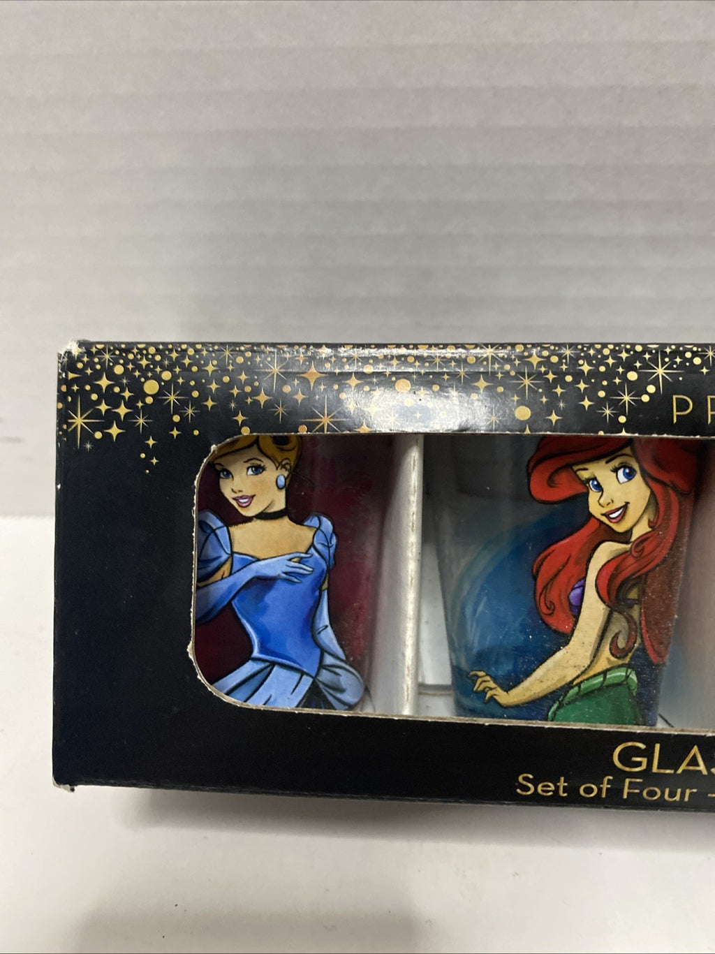 Disney Fashionista Princesses 4 Piece Mini Glass Set