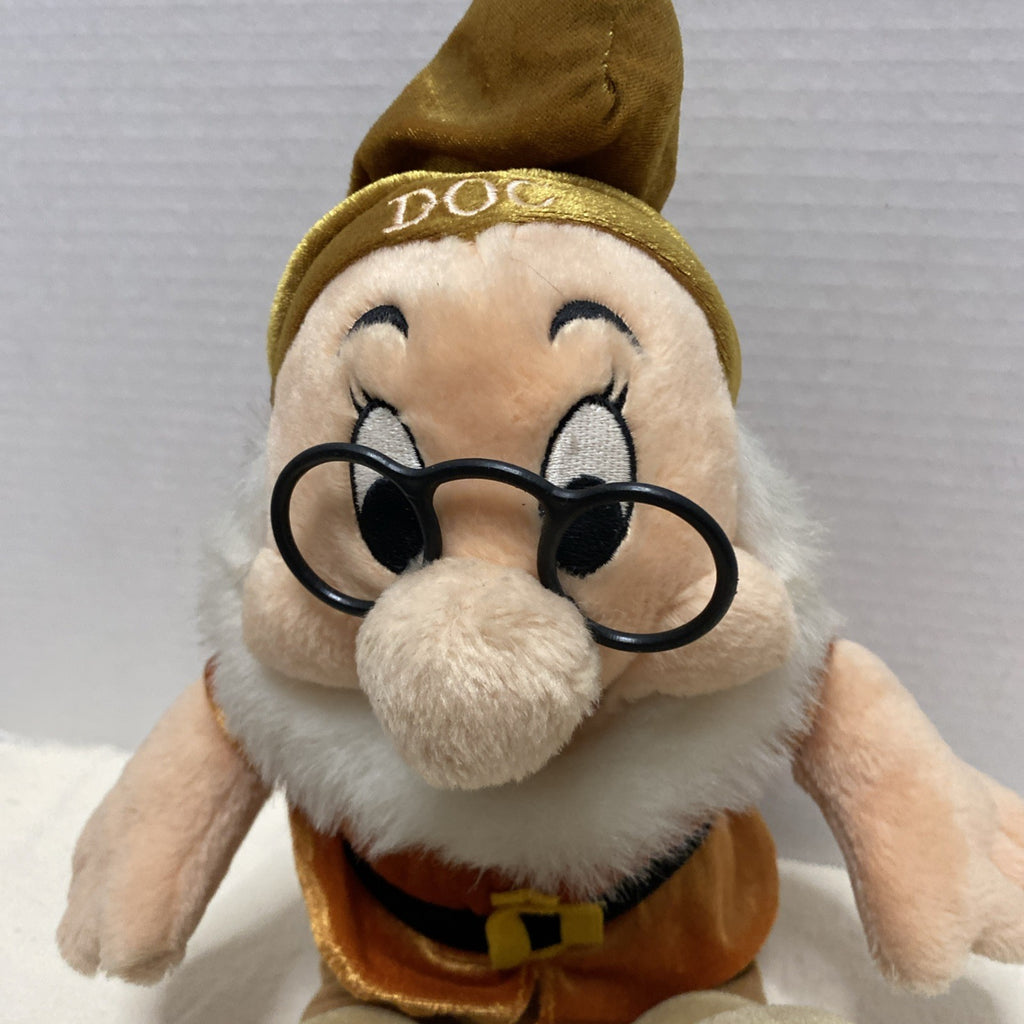 DISNEY Snow White SEVEN DWARFS "DOC" Original Stuff Plush Storybook Character