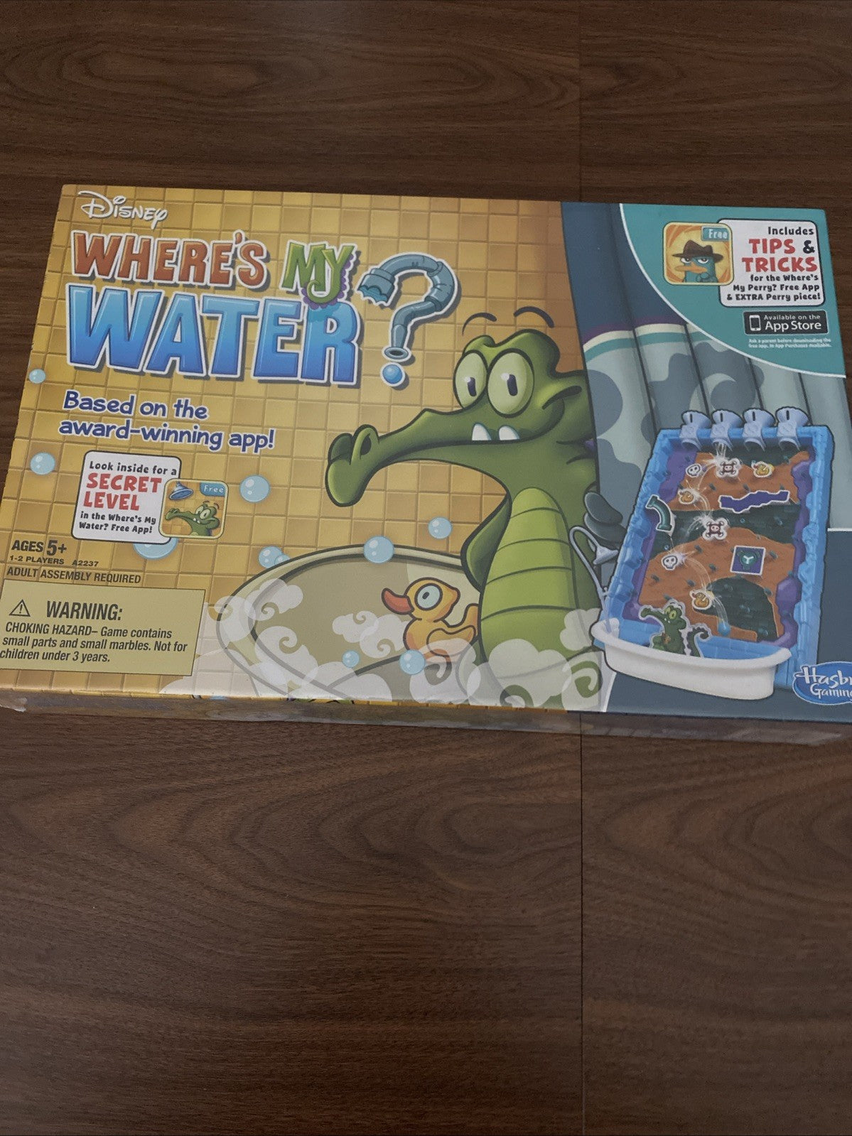 Disney Where's My Water? Board Game 2012 By Hasbro