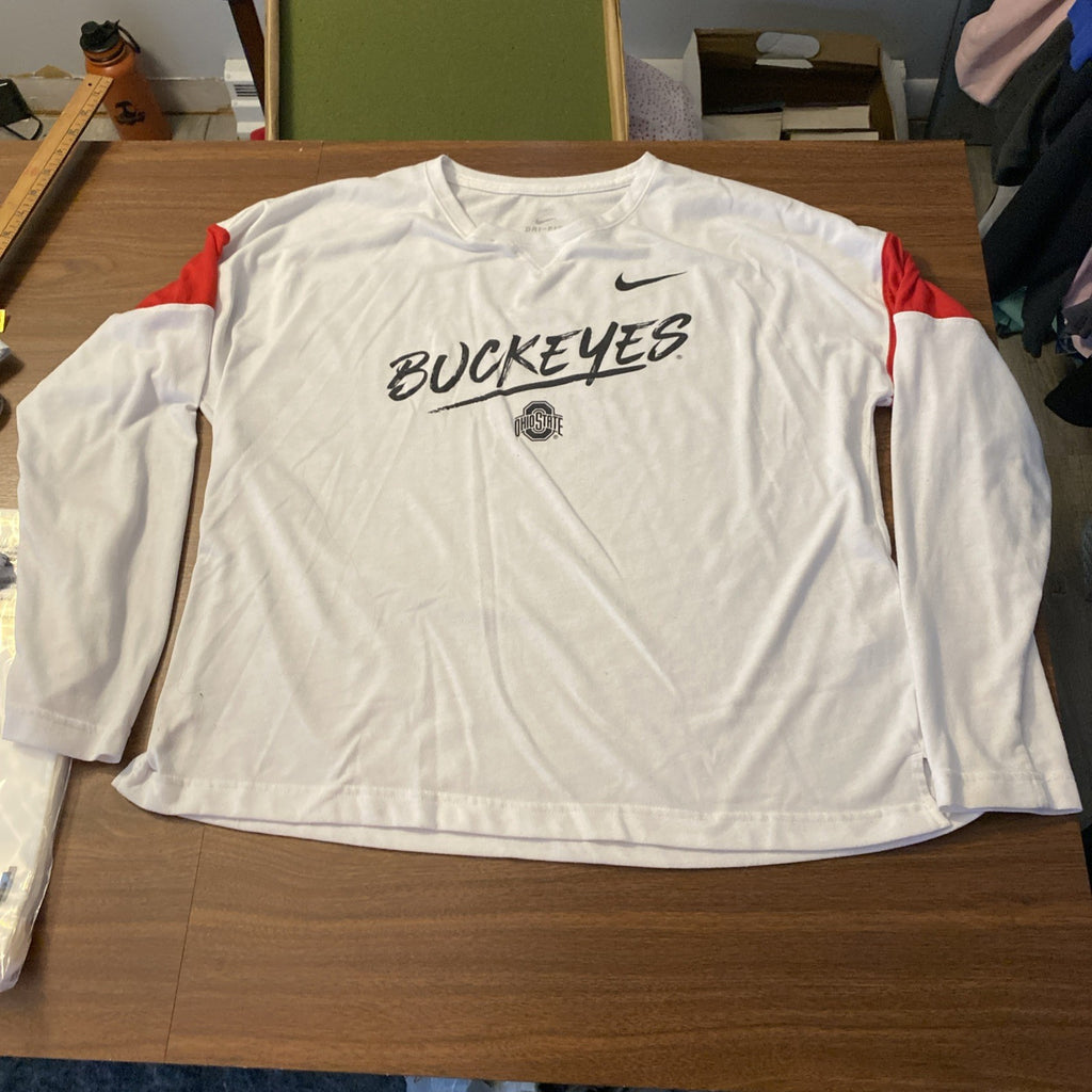Nike womens Osu Dri  Fit XL Long Sleeve