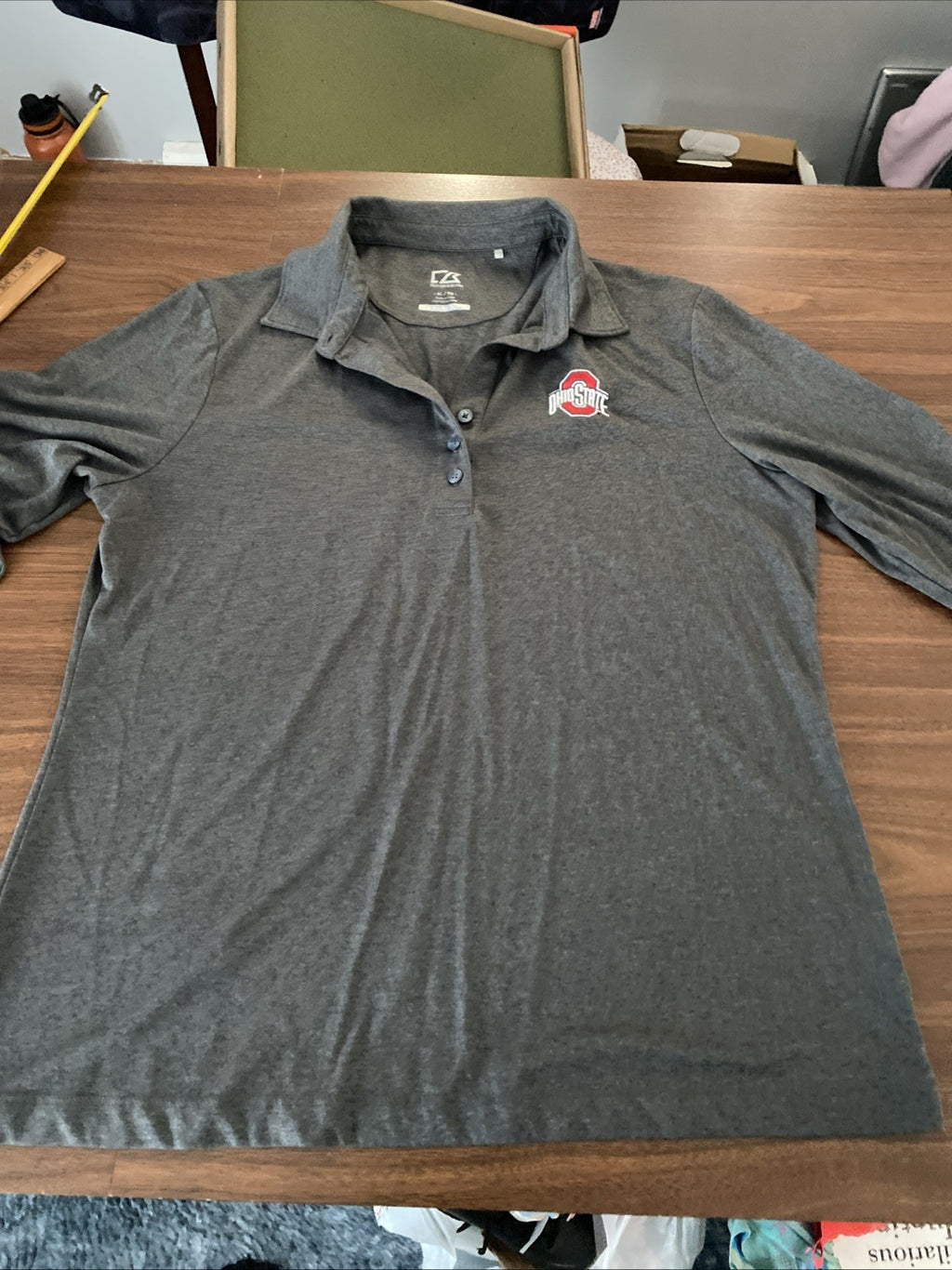 Cutter And buck women’s extra-large Ohio State three-quarter length sleeve shirt