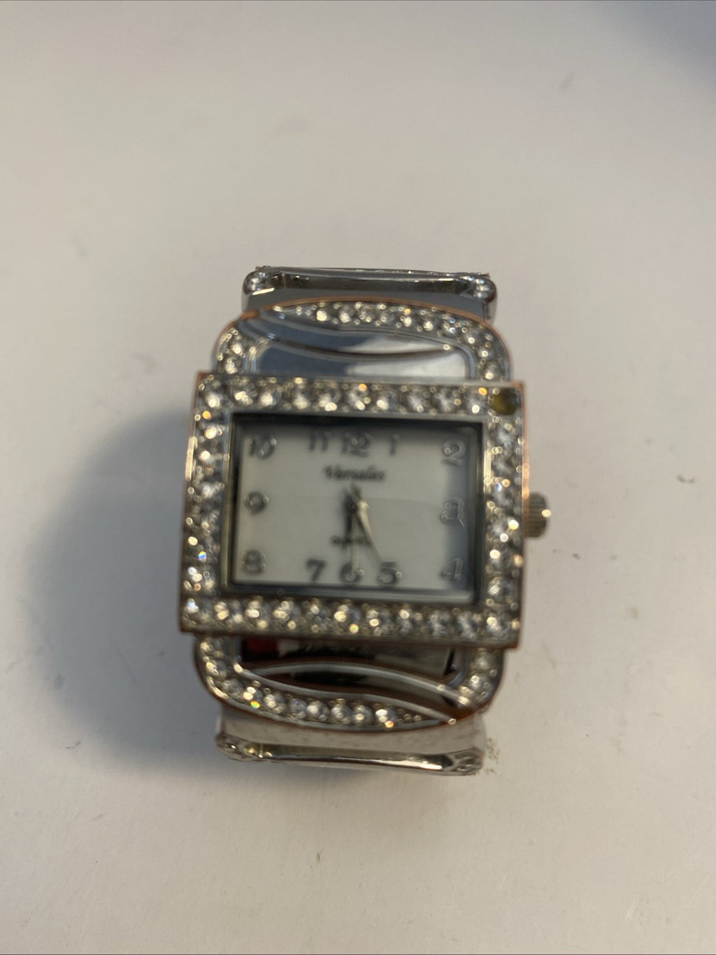 Silver Square face, Gold Rectangle face Cuff watch