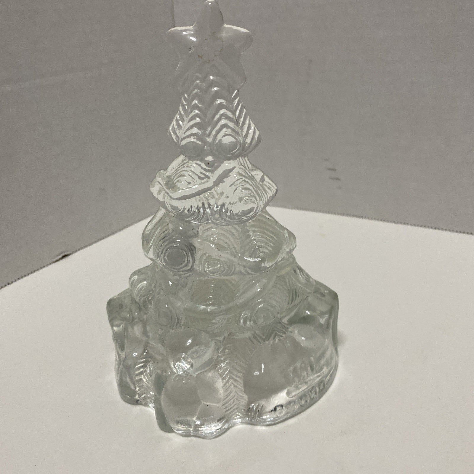Vintage Glass Christmas Tree Votive Candle Holder