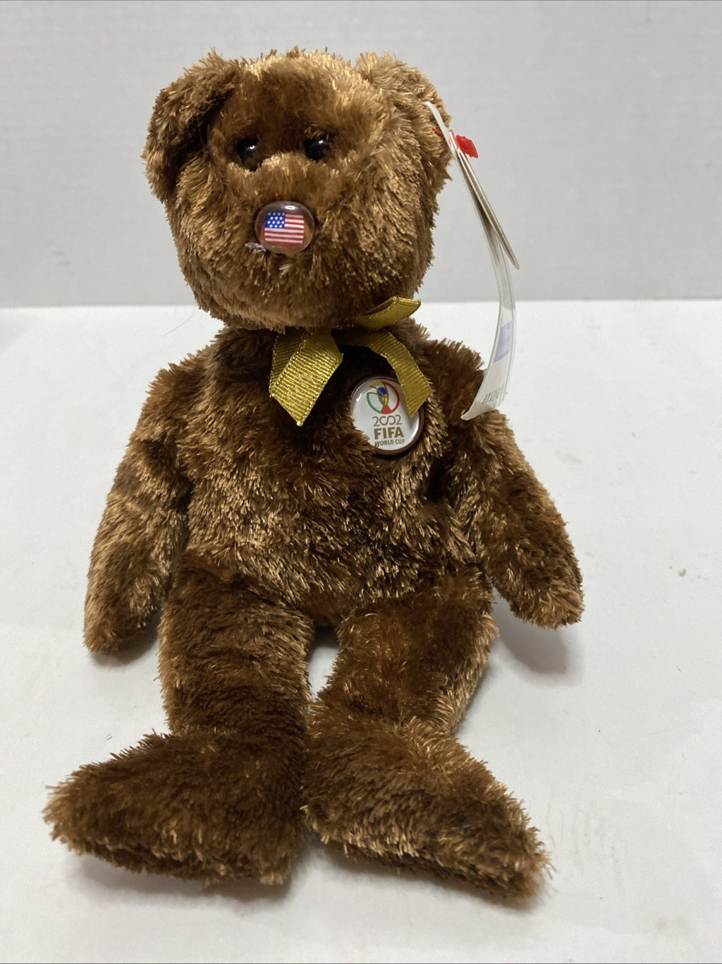 Beanie baby CHAMPION Bear/2002 FIFA World cup-USA