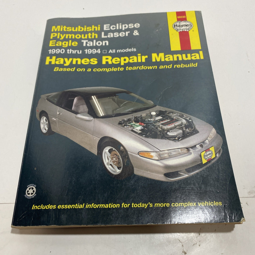 Mitsubishi Eclipse 1990-1994 Haynes repair manual 68030
