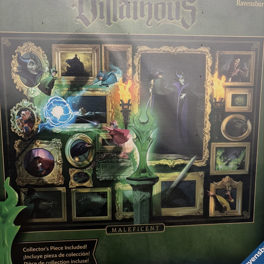 Disney VILLAINOUS MALEFICENT 1000 Piece PUZZLE Ravensburger 27"x20" QUICK SHIP