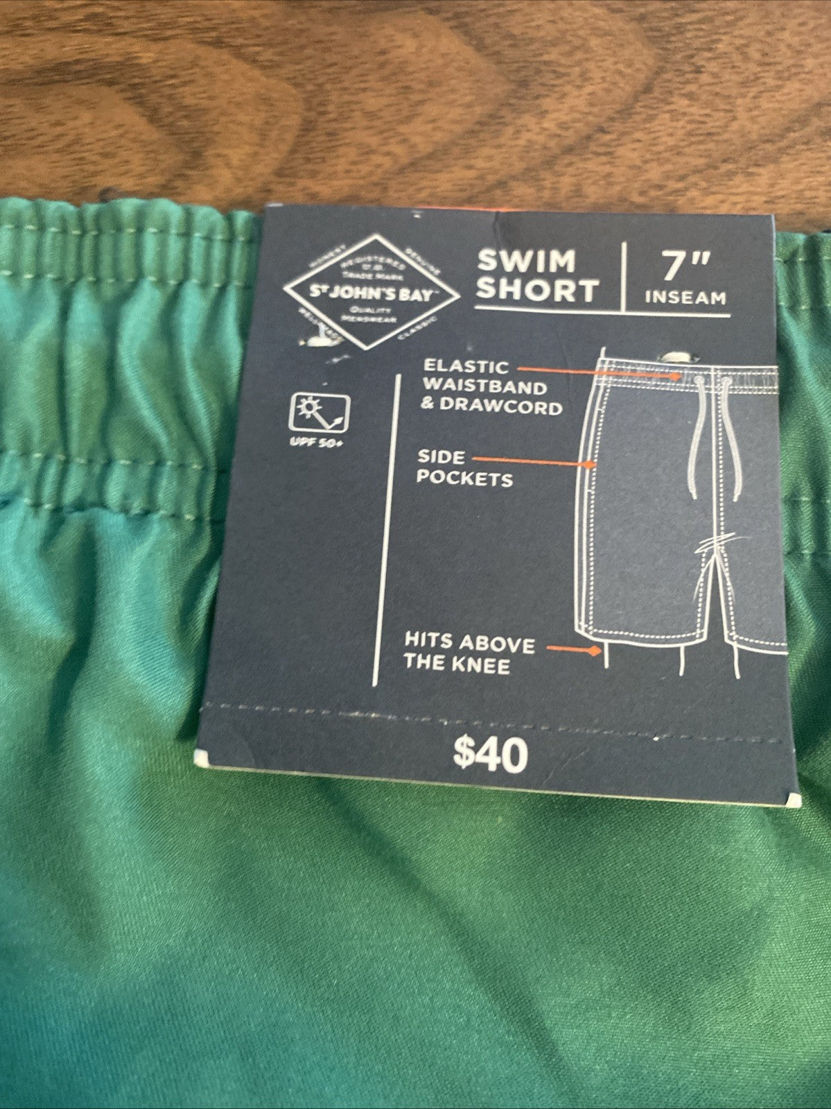 St. John’s Bay men’s 2XL swim trunks NWT