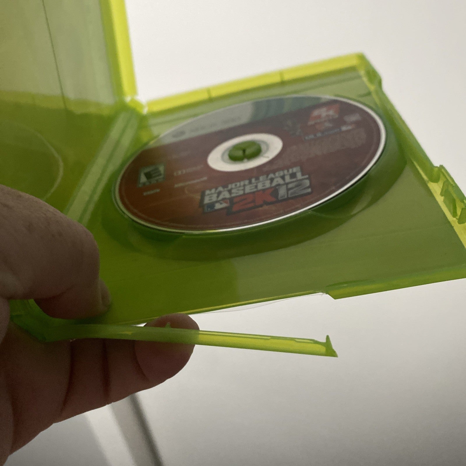 Major League Baseball 2k12 (Microsoft Xbox 360) No Manual Cracked Case