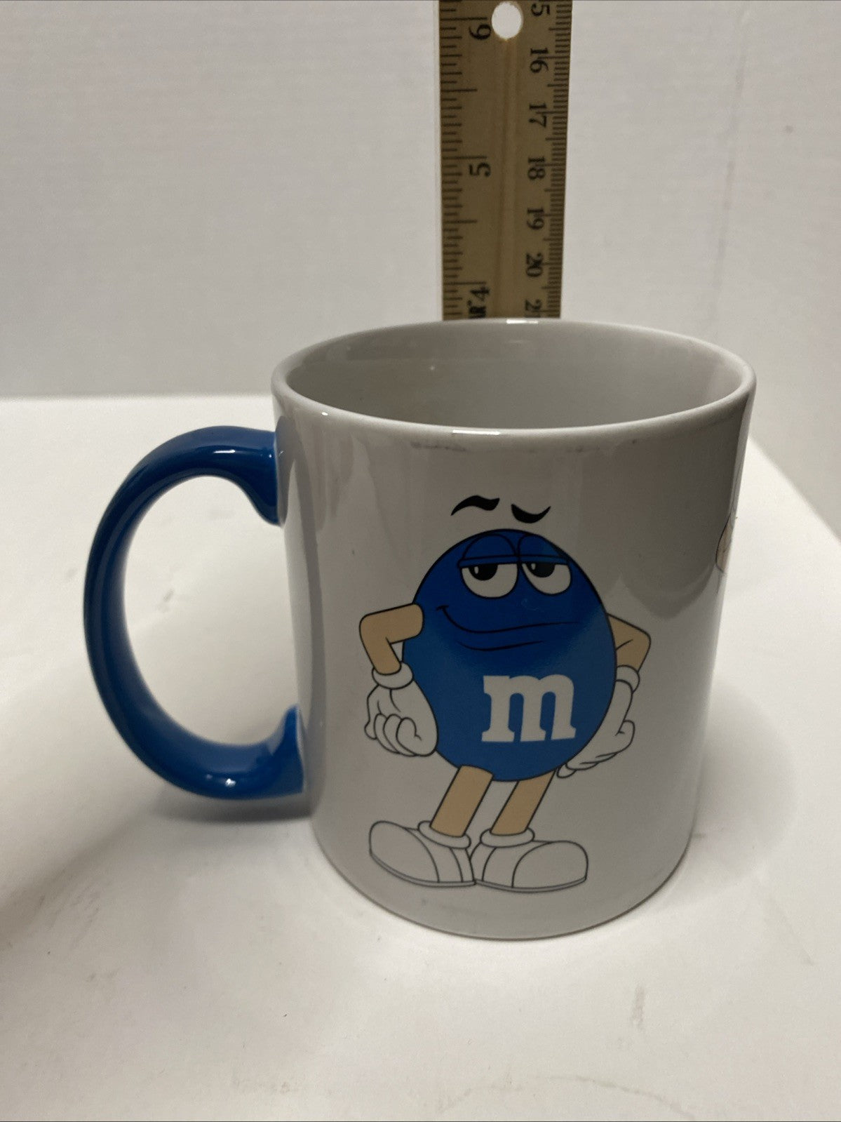 Blue M&M 2012 collectors mug