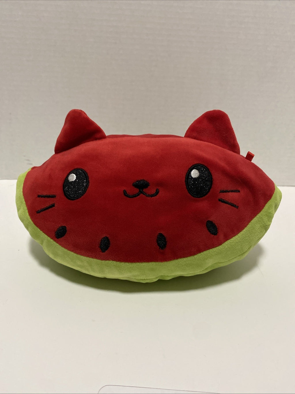 Cat Watermelon Plush Food Plushie Toy 10"
