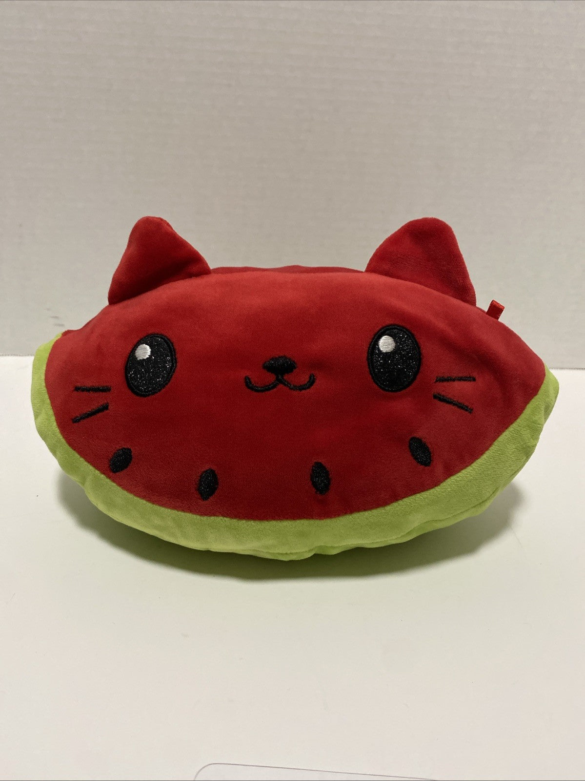 Cat Watermelon Plush Food Plushie Toy 10"