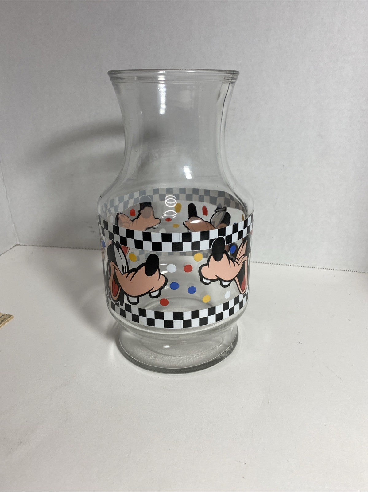 Vintage Anchor Hocking Walt Disney Goofy Juice Carafe Walt Disney
