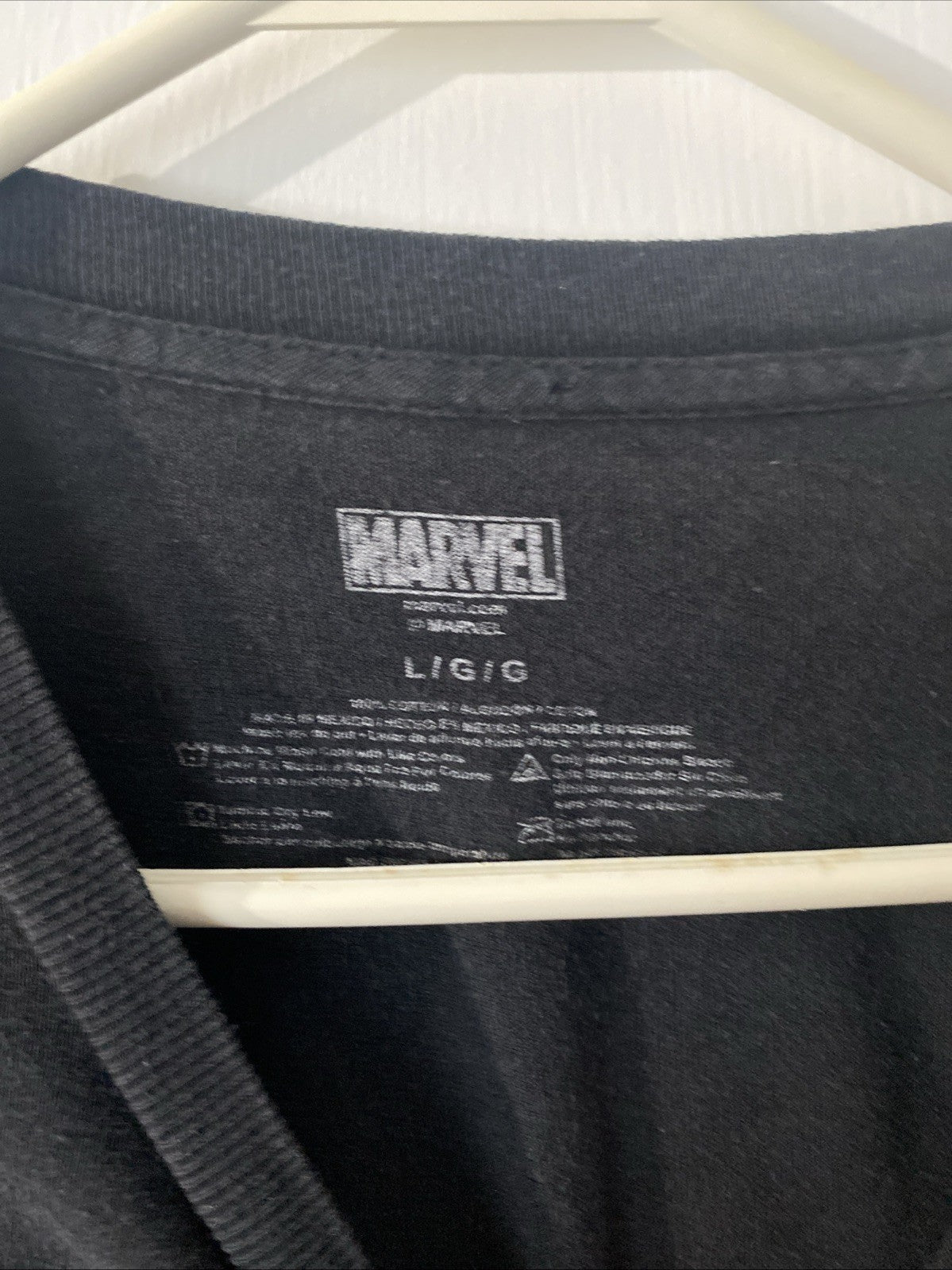 New Marvel Deadpool L T Shirt Brain Dumb Black