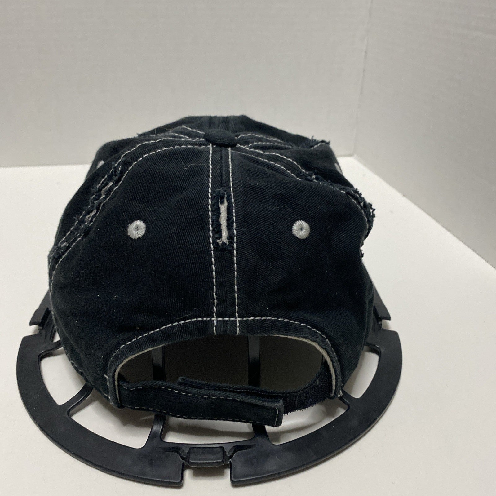 Distric Ball Cap Blue Unisex Distressed