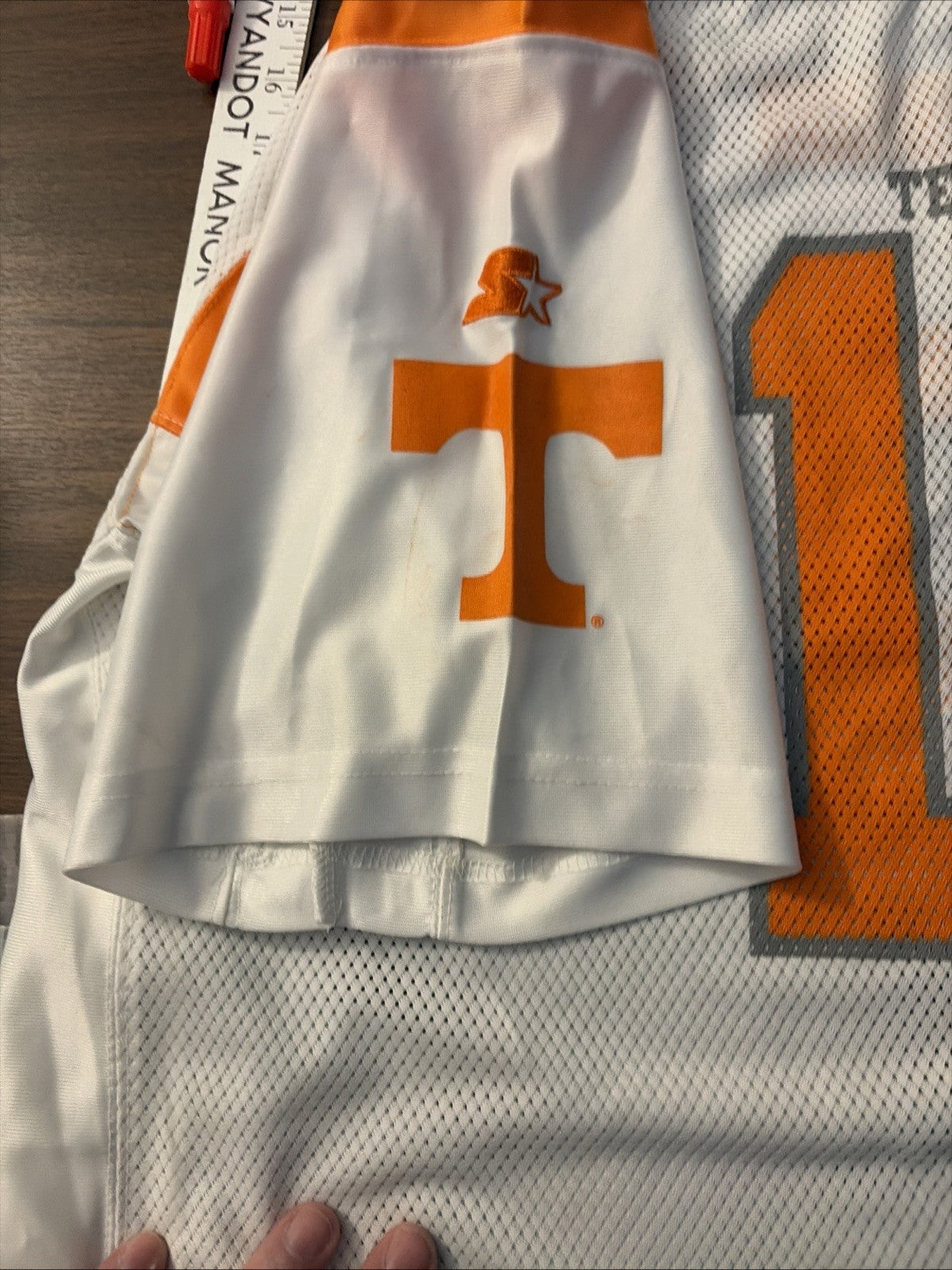 Starter Men’s XL  Tennessee Volunteer Football Jersey Number 15 White