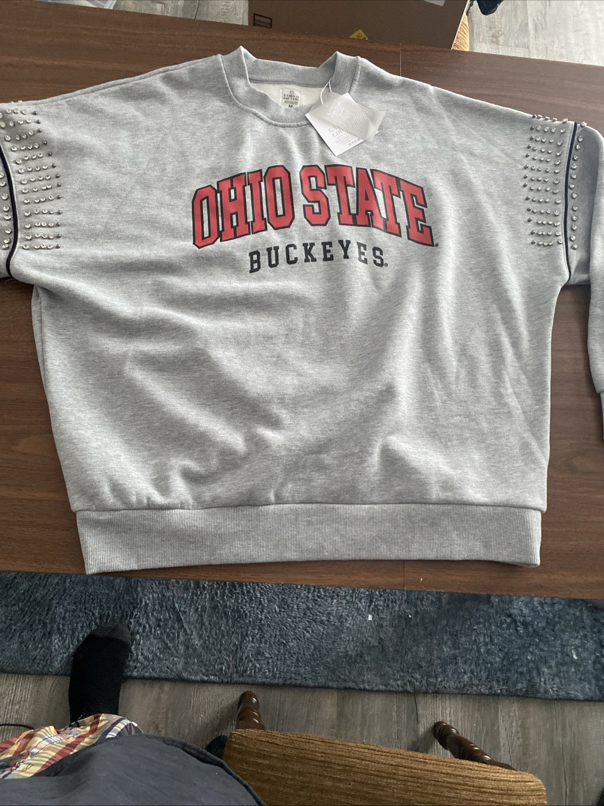 Ohio State University buckeyes game day couture Women’s medium sweatshirt NWT 