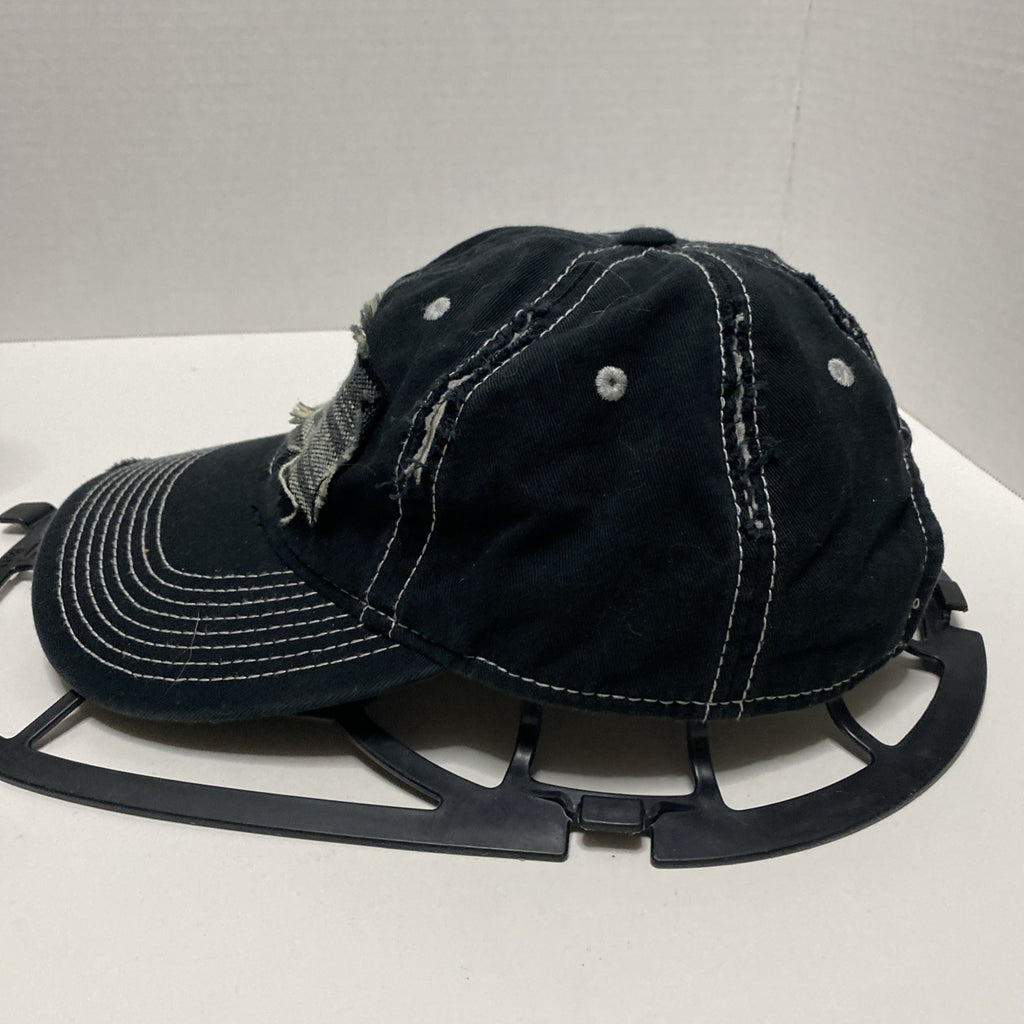 Distric Ball Cap Blue Unisex Distressed