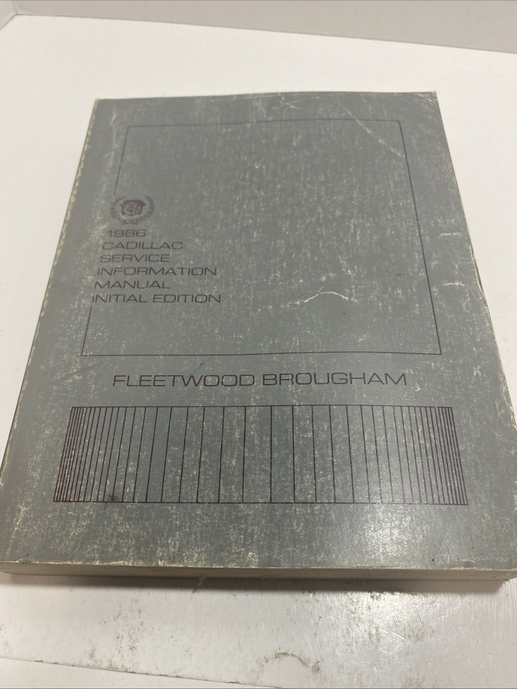 1986 Cadillac Service Shop Manual Original Fleetwood Brougham