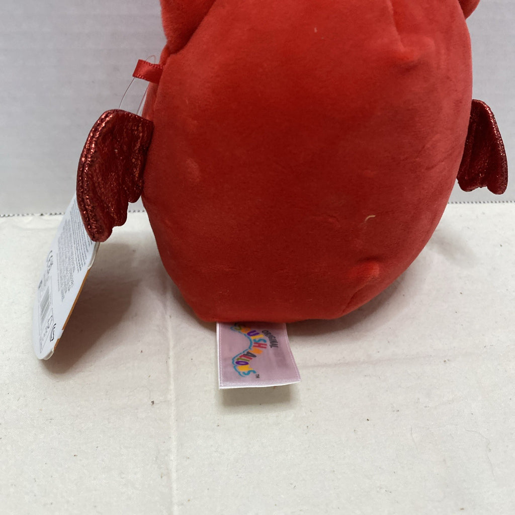 Squishmallows Halloween Valentine the Bat Fuzzy Belly 5 Inch Soft Plush New