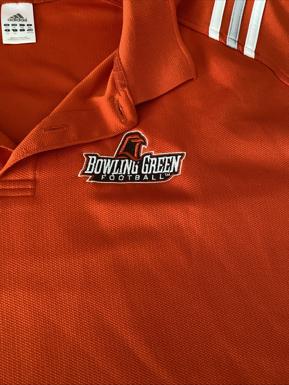 Adidas 3XL golf polo Bowling Green State University football shirt