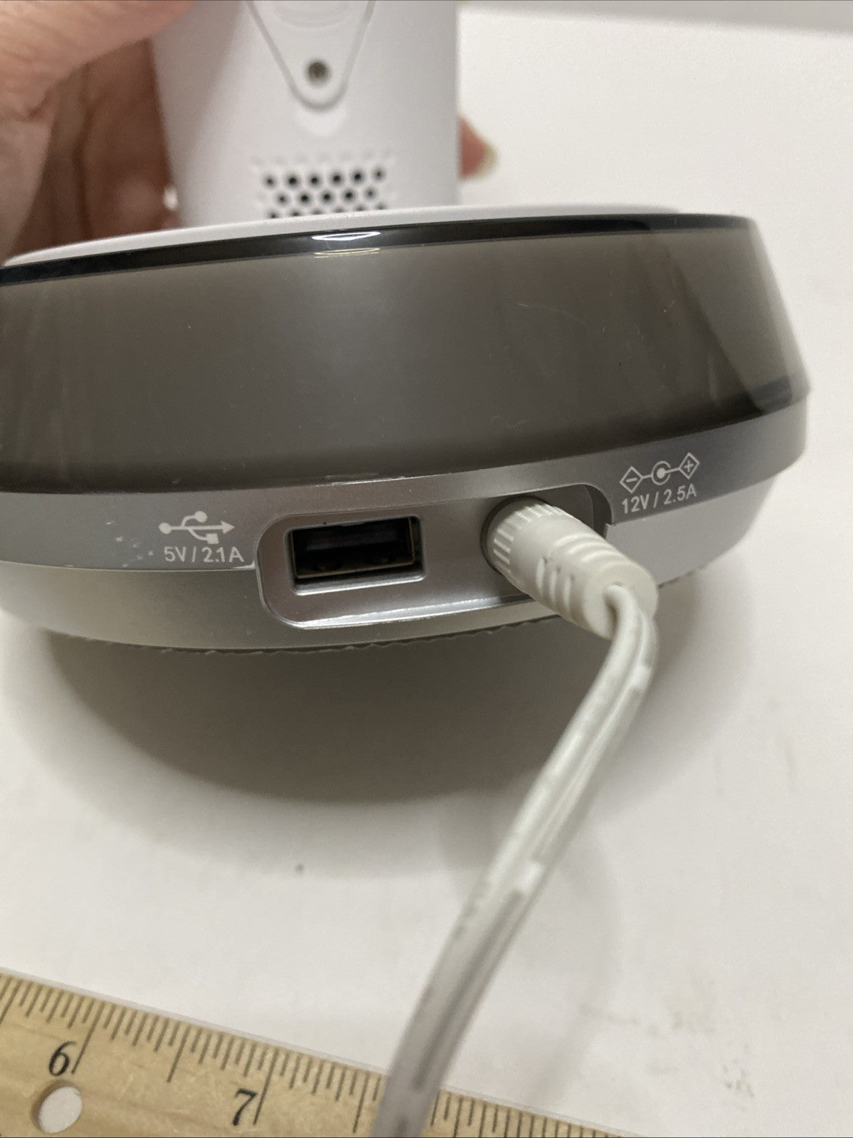 OttLite Wireless Charging LED Lamp Color Changing Base White With Power Cord