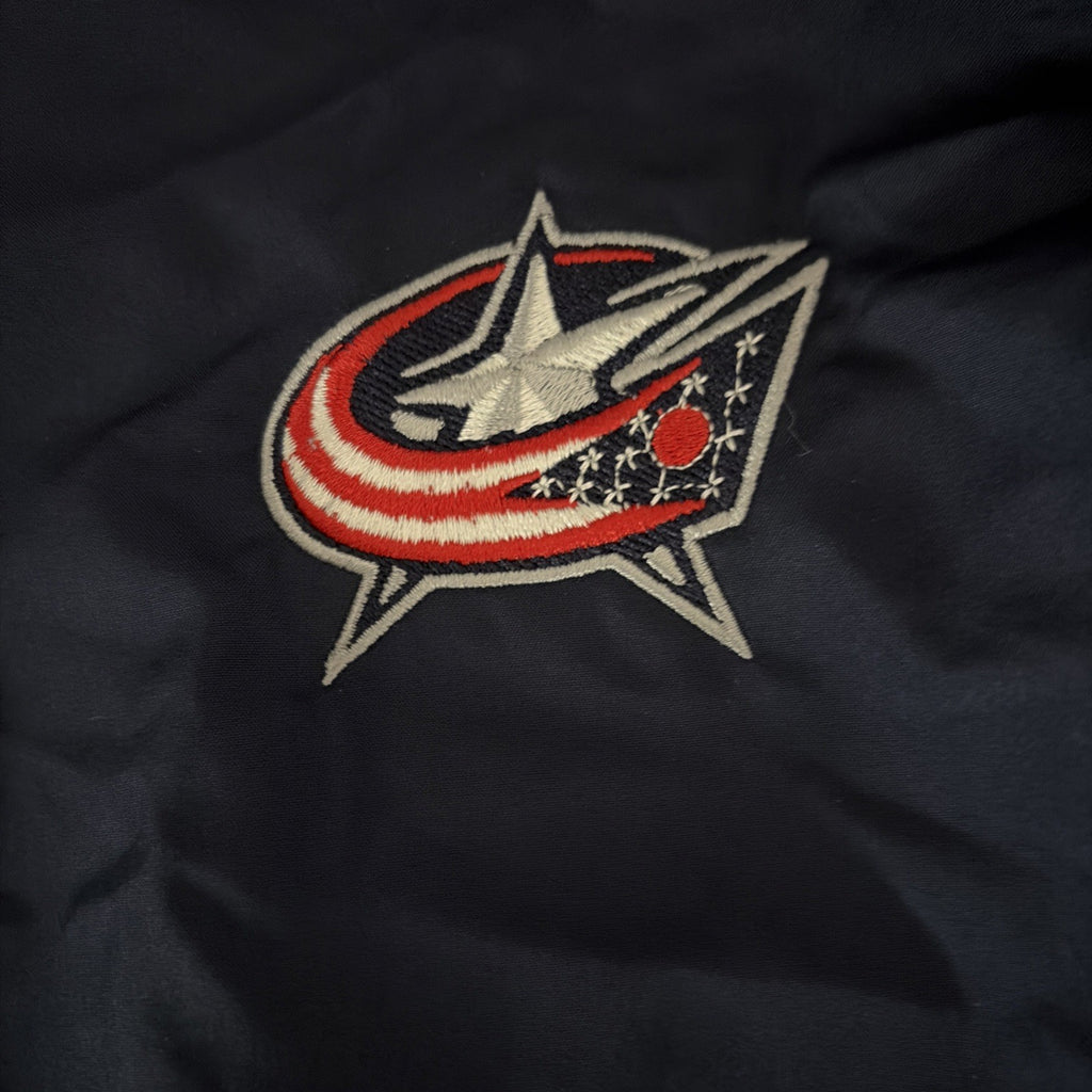 Nhl Columbus Blue Jacket Augusta Extra Large Men’s Windbreaker Long Sleeve Blue