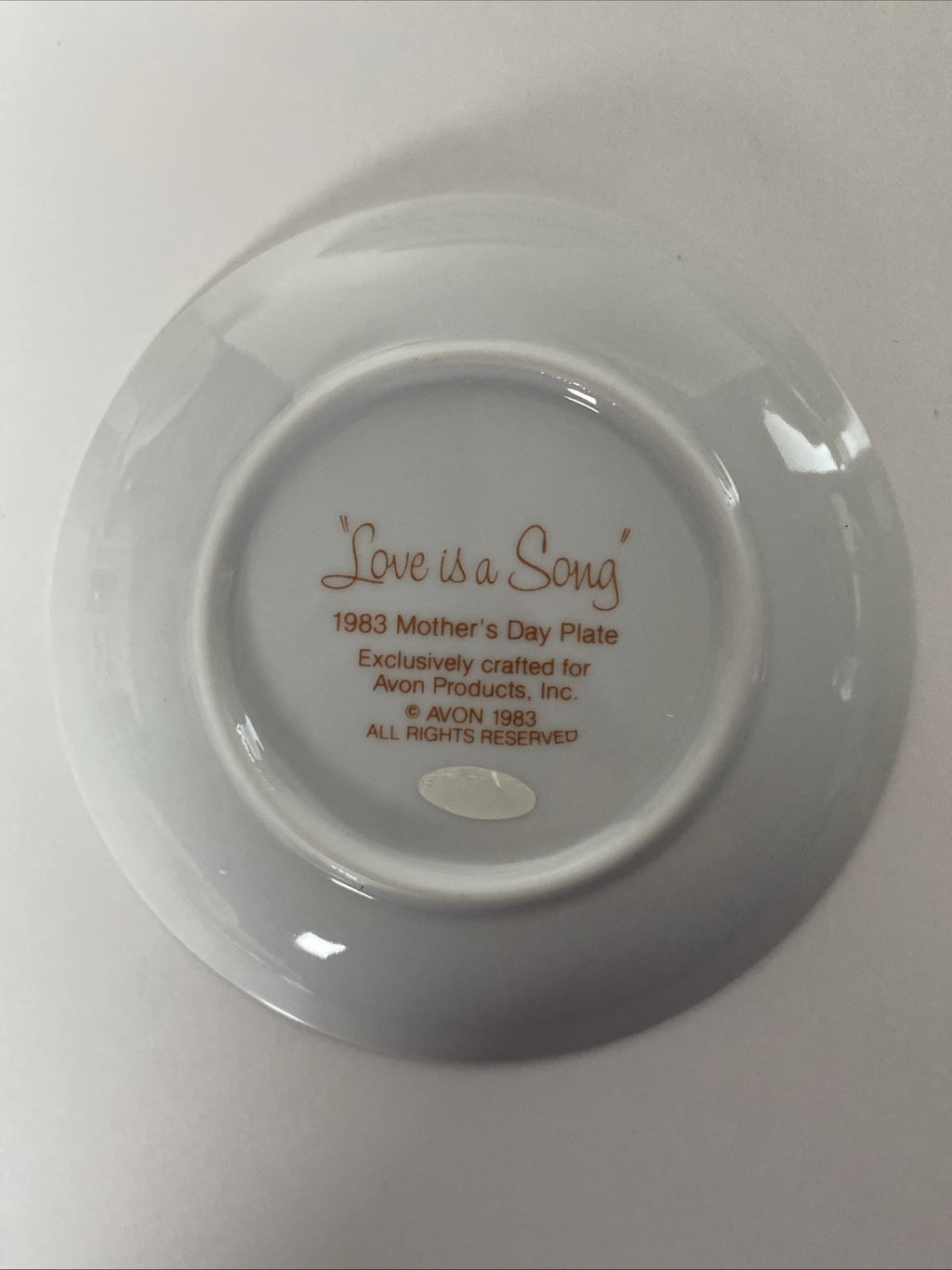 1981-84 Avon Mothers Day Collector Plates 5” Vintage