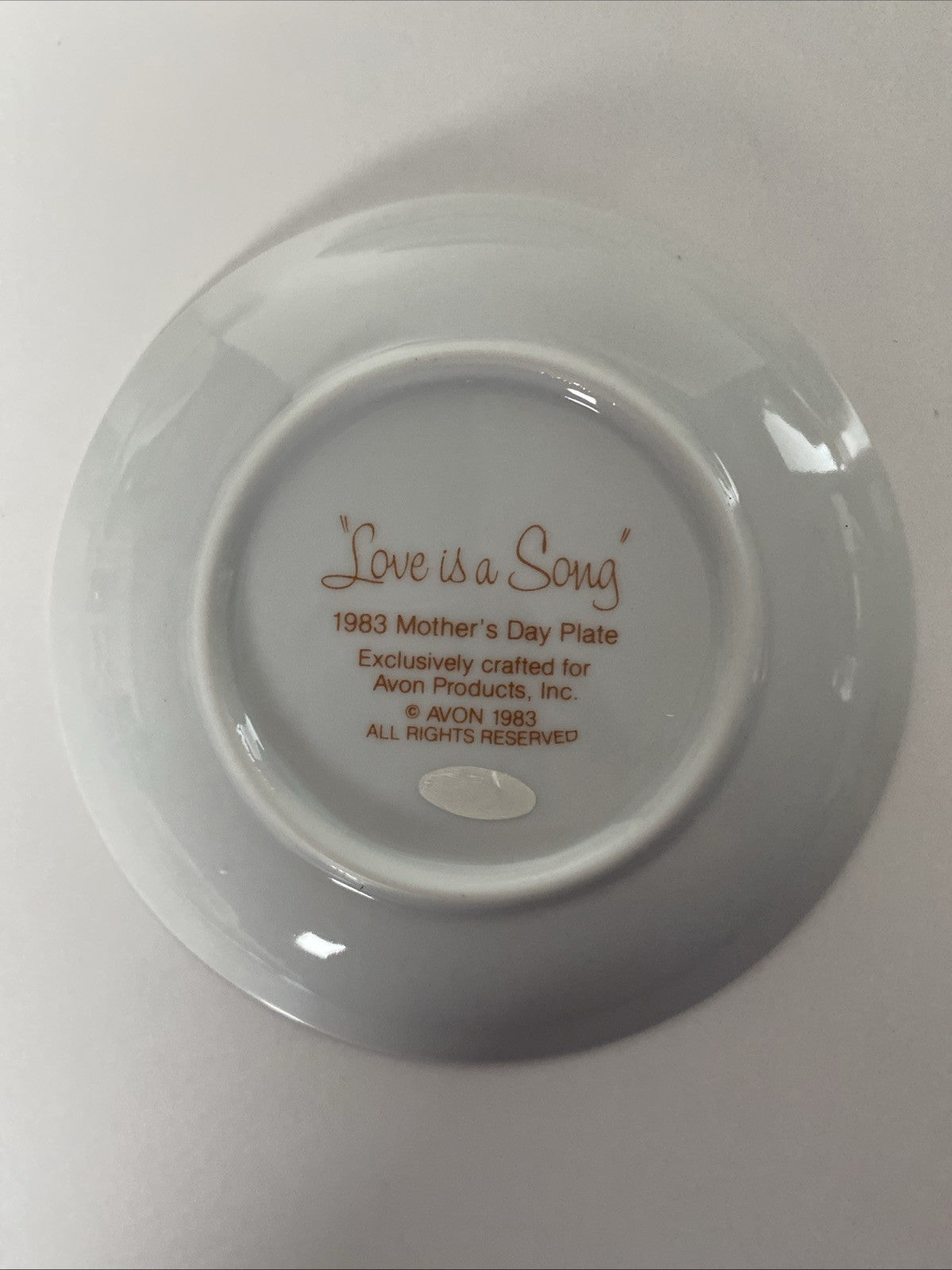1981-84 Avon Mothers Day Collector Plates 5” Vintage