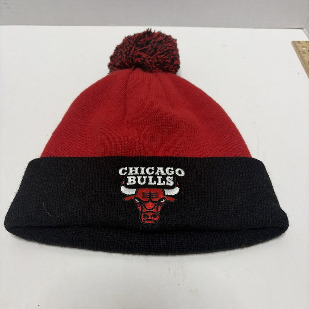 RR | Adidas NBA Chicago Bulls Black and Red Beanie