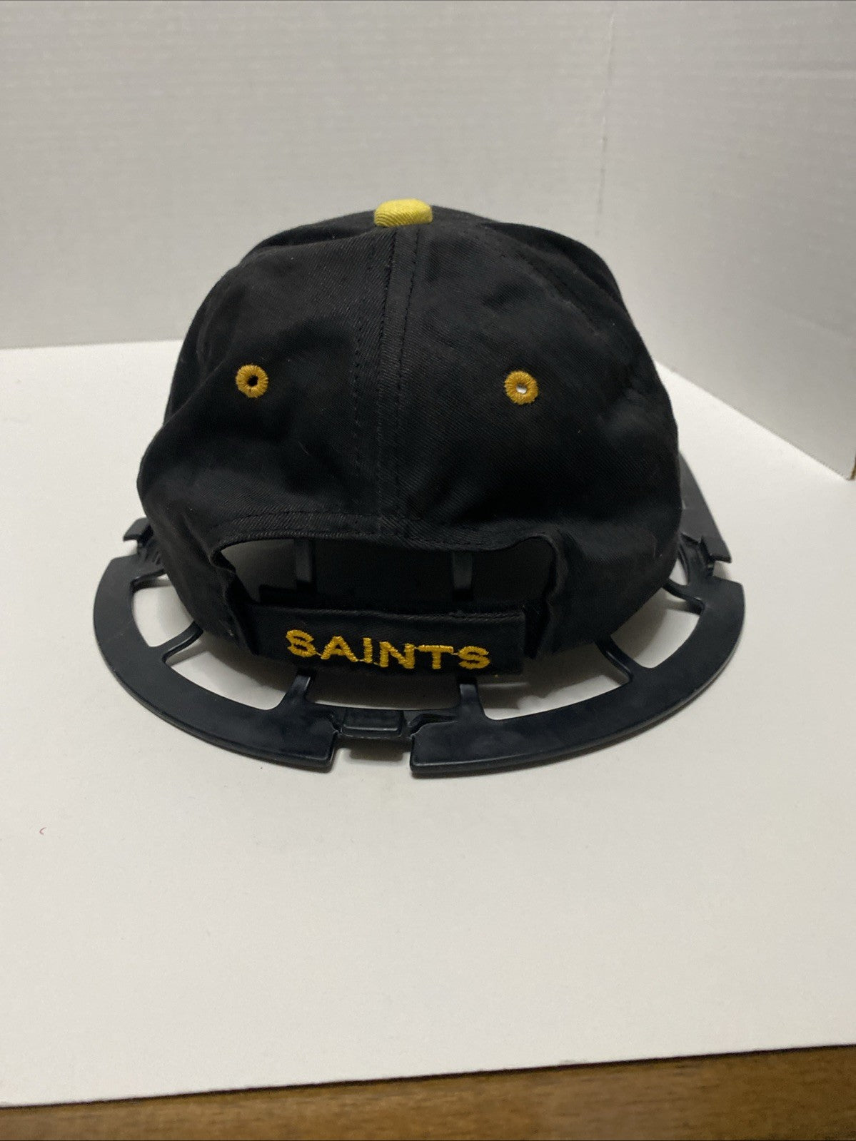 New Orleans Saints Bengal Designs Black Hat Cloth Adjustable