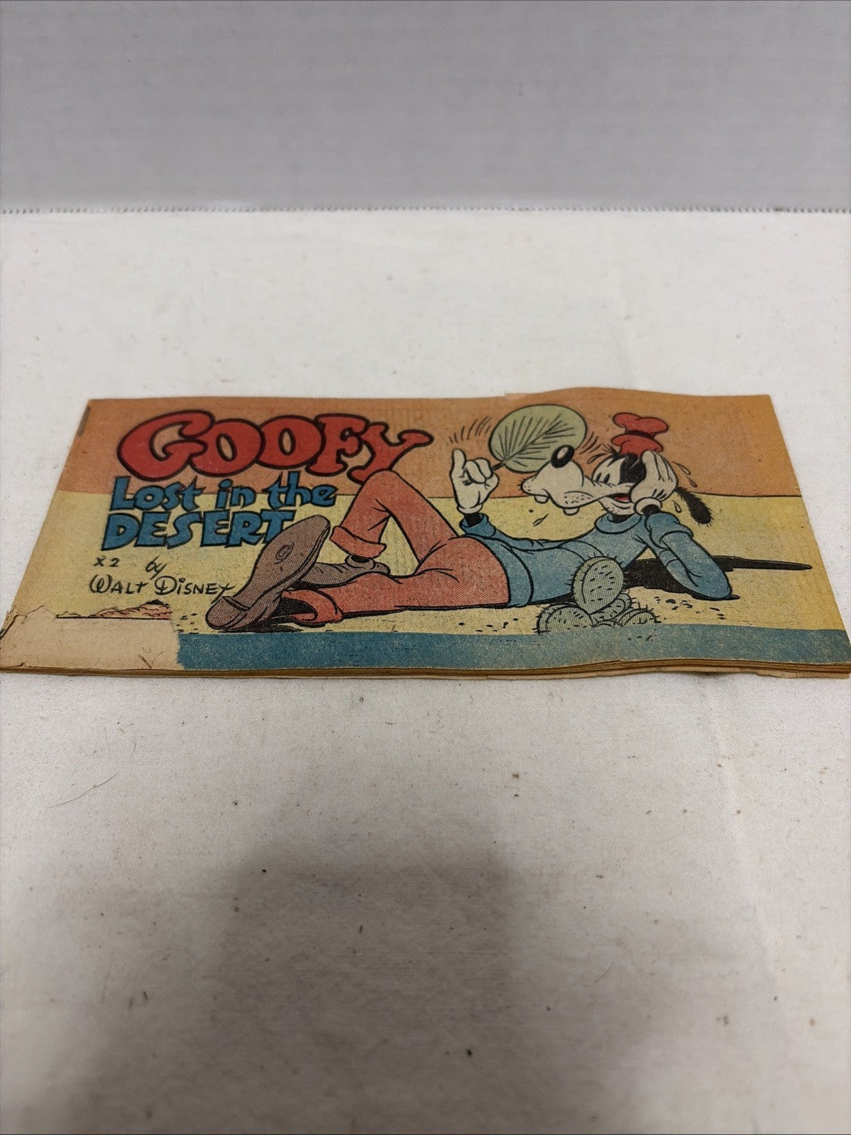 GOOFY LOST IN THE DESERT, 1947 CHEERIOS PREMIUM MINI X-2, G+, 32 PGS, W.D